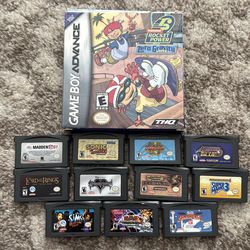 Nintendo gameboy advance games 20 each