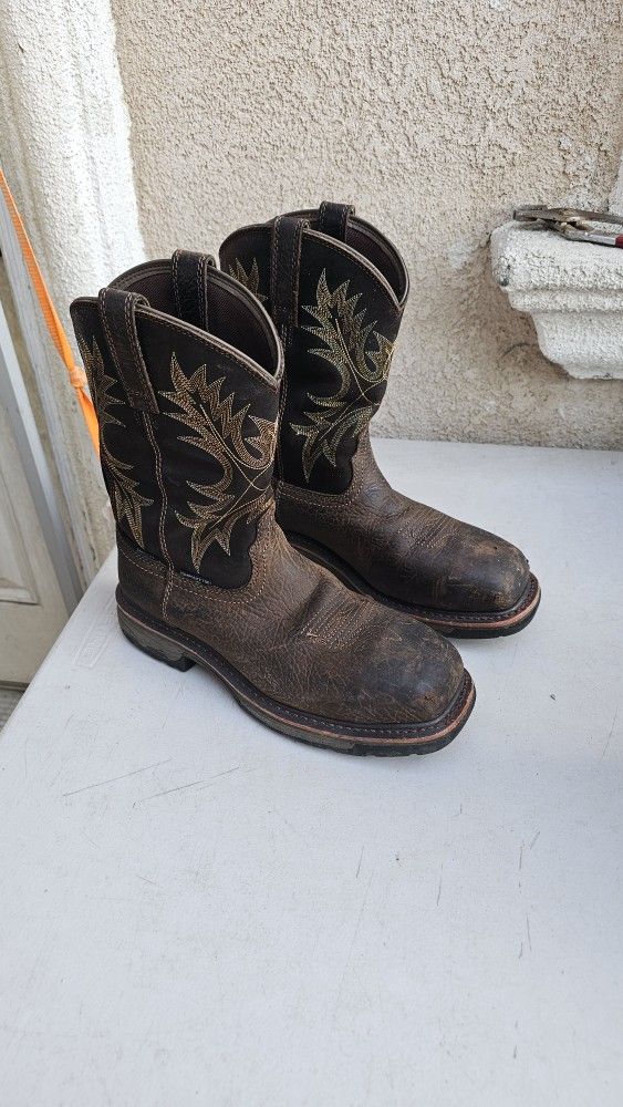 Size 7.5D Ariat Work Boots Composite Toe