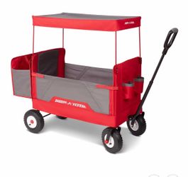 Wagon stroller radio flyer folding 3-1 all terrain new