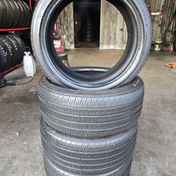 4 LLANTAS USADAS 235/40R19 GOODYEAR EAGLE TOURING 