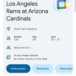 La Rams Tickets 