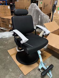 Barber chair, recliner