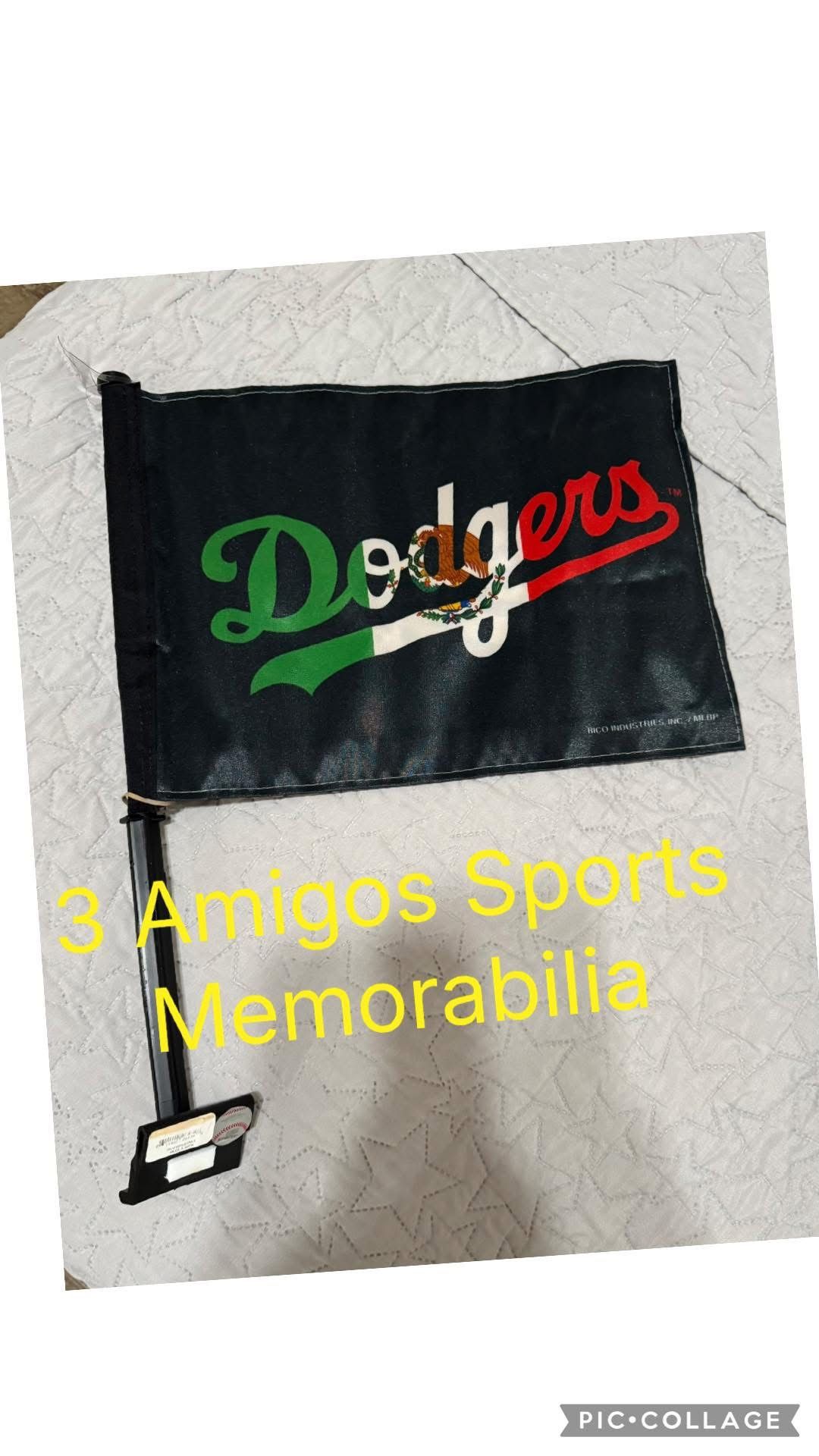 New Los Angeles Dodgers Mexican Car Flag