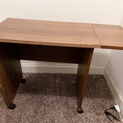 Folding Table With Wheels