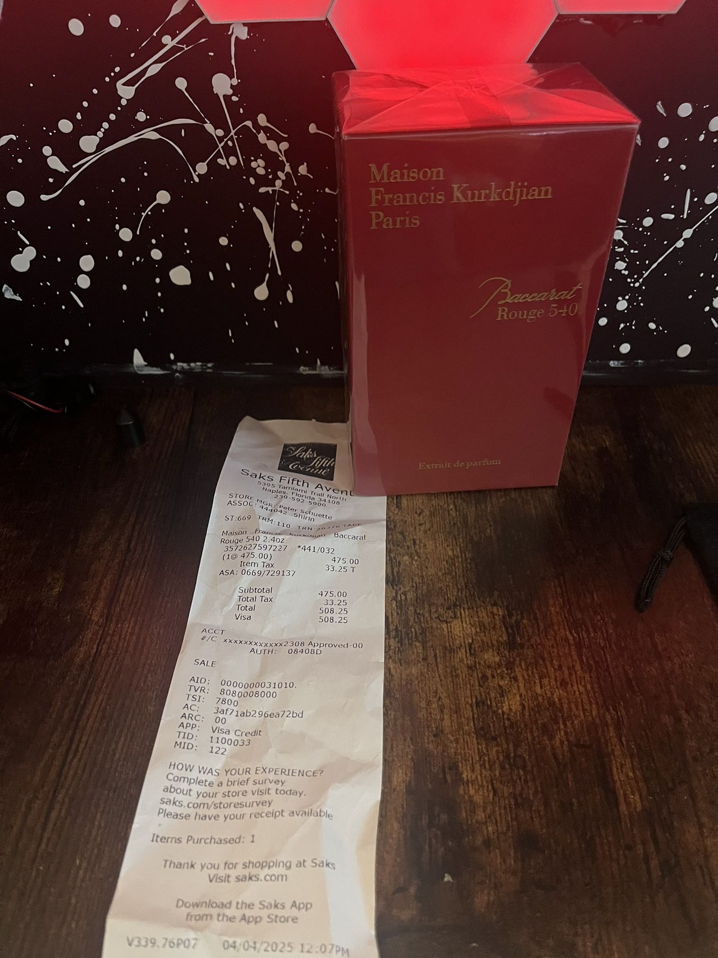 baccarat rouge 540