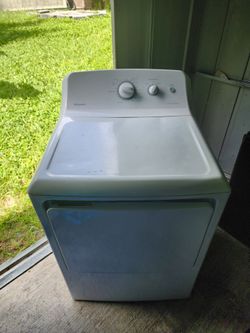 One dryer front-load and one washer top load
