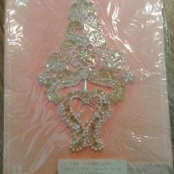 Tons Designer lace Spools and lovely beaded lace APPLICAE packages $5-$9 per package for larger ornate type.