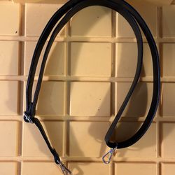 Adjustable Leather Shoulder Strap with Metal Clasps - $8, Brand New
