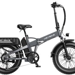 Heybike Mars 2.0 Electric Bike for Adults with 1400W Peak Motor,28MPH Top Speed,and 624Wh Removable Battery,UL Certificated Folding Electric Bicycle w