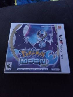Pokemon moon game disc still inside