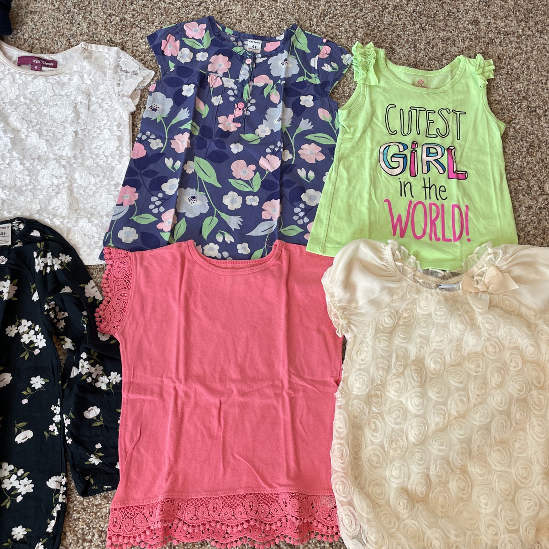 Girls Size 4t -bundle Of 9 Items 