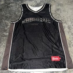 Supreme Reversible Basketball Jersey Black Men’s Size large 
