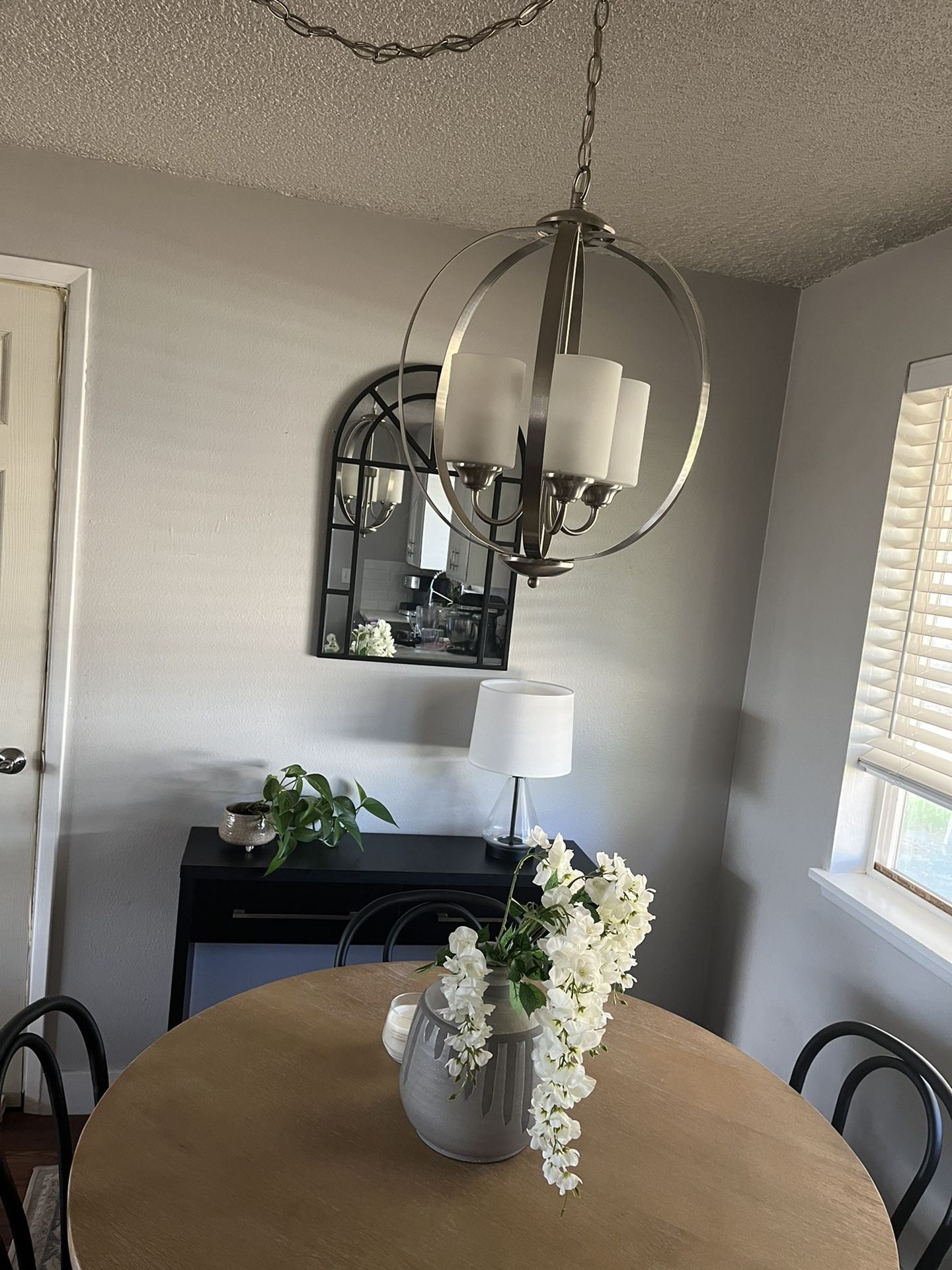 Brushed Nickel Chandelier