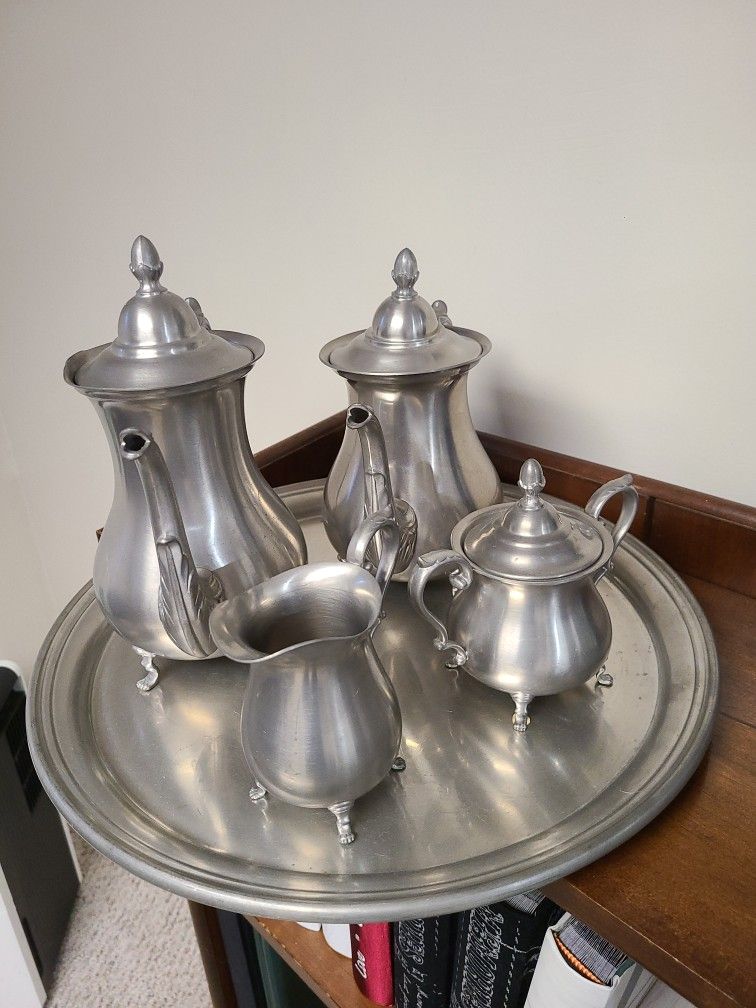 Vintage Preisner Pewter Set