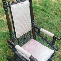 Antique Victorian Rocker Chair
