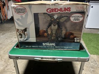 Home Depot 3.5 Ft Animated LED Gremlin Stripe Halloween Animatronic 