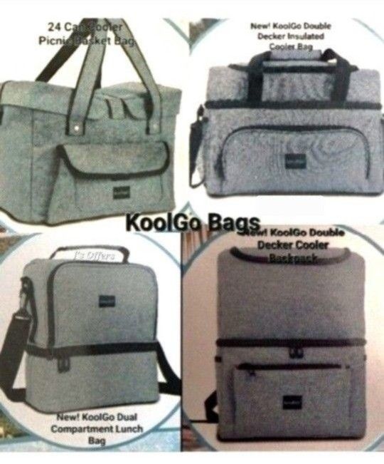 New! KoolGo Cooler Bag Collection - Starting At $10 Or All For $40!