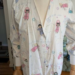 Vtg Women's Scrub Jacket 