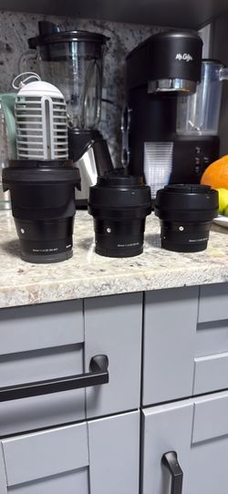 Sigma trio Sony e-mount