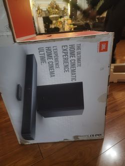 Jbl 5.1 Channel Soundbar And Subwoofer