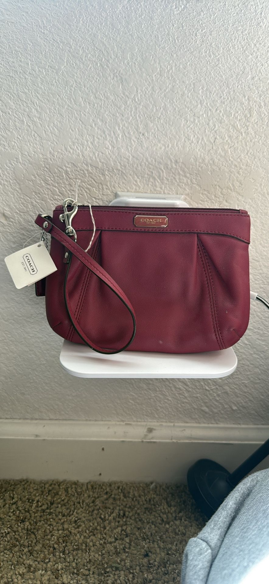 Mini Coach Wristlet