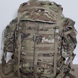 Military Backpack Extra Large Camping Hiking Backpacking Construction