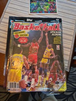1990 / 91 basketball sticker