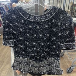 Vintage Beaded Top