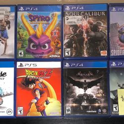 PlayStation 4 Video Game Collection PS4