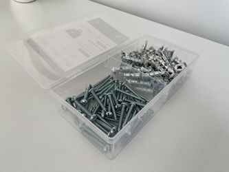 50-Pack Self-Drilling Zinc Metal Drywall Anchors (Holds Up To 75 Lbs.)