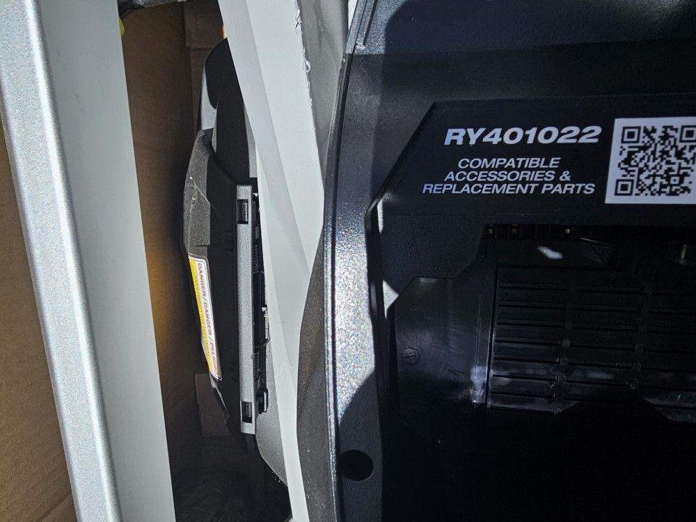 RYOBI 401022 LAWN MOWER AND MULCHER NO BASKET $125