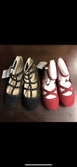 Zara Girls Zip Up Strappy Ballet Flats Shoes