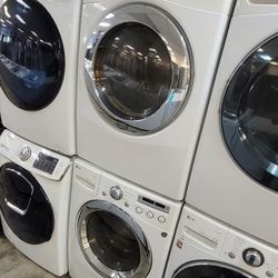 LG Front Loading Washer And Stackable Gas Dryer Set Delivered And Installed 