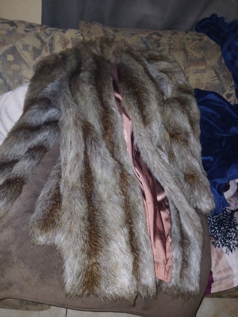 Jordache Full Length Fur Jacket