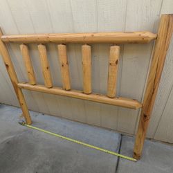 FREE in Banning - Log Headboard for Bed