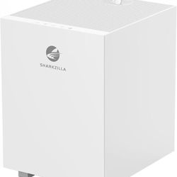 SHARKZILLA Evaporative Humidifiers, 1.3 Gallon, White
