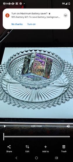 Optical Art Glass Bowl Set