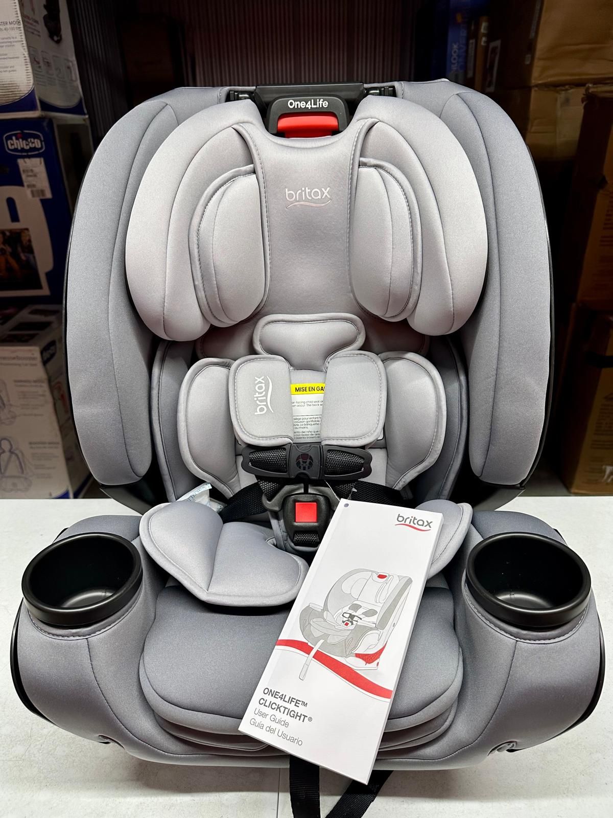 Britax One4Life ClickTight All-in-One Car Seat Booster Combo Glacier Graphite