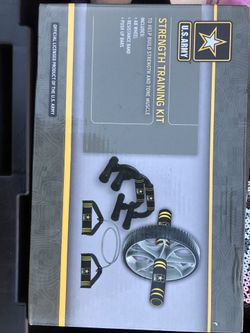 Exercise Equipment, Ab Roller, Push Up Bars, Strength Rope