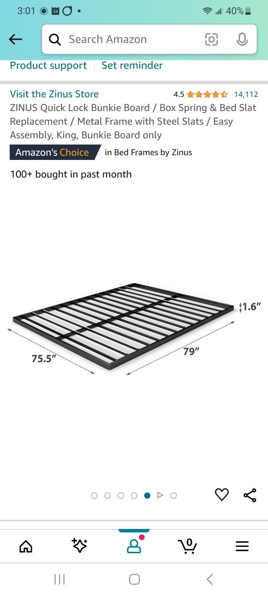 King Size Bunkie Board 