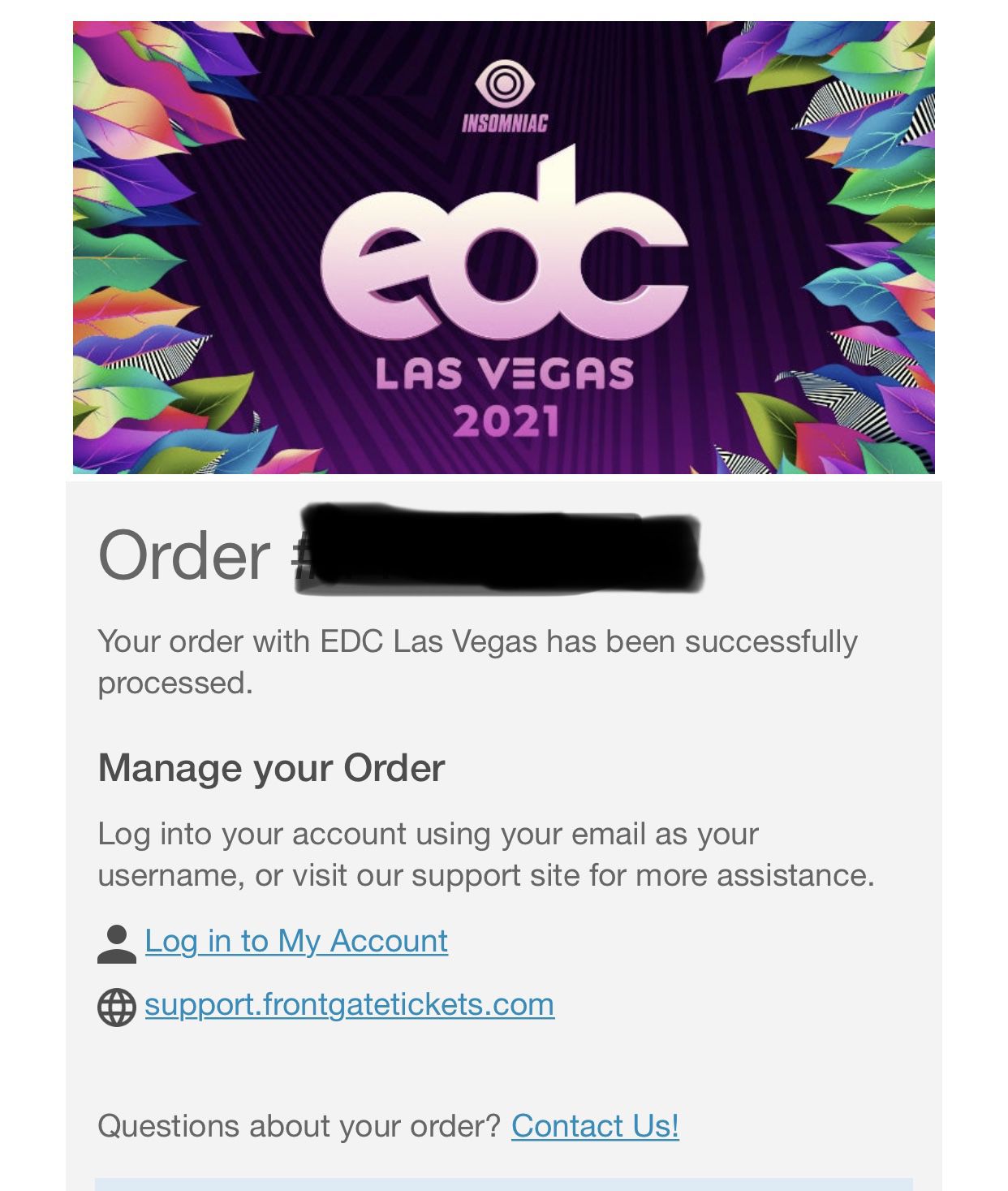 EDC Las Vegas 2021 GA tickets