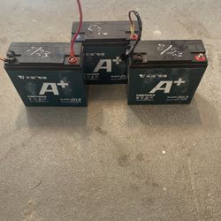 Batteries Used For Electric Scooters, Motorcycles, ATV, Etc. 