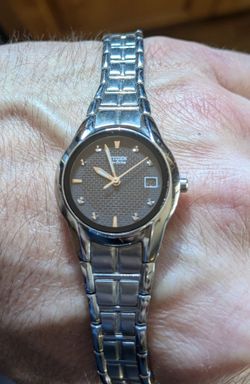 Citizen women watches eco drive black face