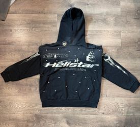 Hellstar Black Graphic Hoodie