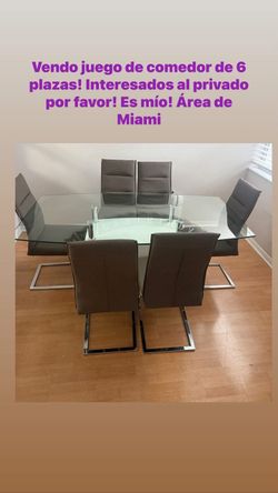 Juego de comedor para 6 personas