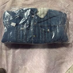 Denim Bomber Jacket b