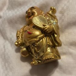 Golden Laughing Buddha