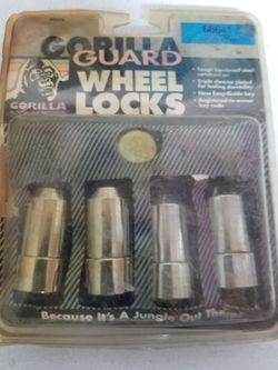 GORILLA GUARD WHERL LOCKS ( READ THE DESCRIPTION)