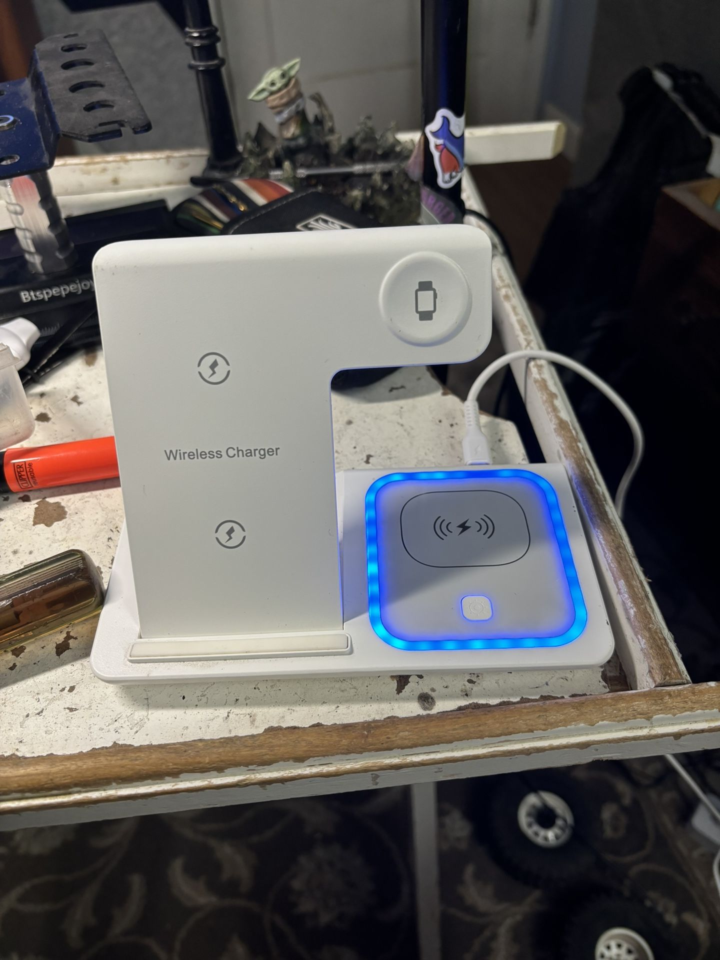 Wireless Charger iPhone Charging Station: 3 in 1 Charger Stand Multiple Devices for Apple