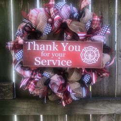 Fireman Wreath